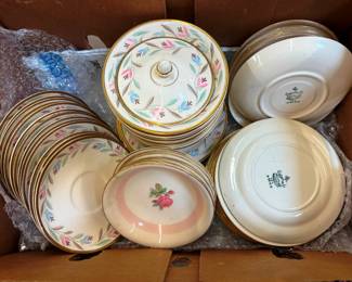 Eggshell Nautilus Plates and Bowls