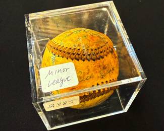Minor League Signed Baseball