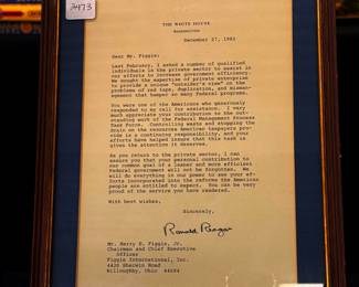 Framed Ronald Reagan