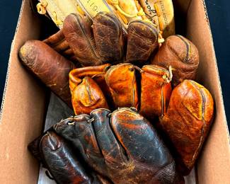 Vintage Baseball Mitts