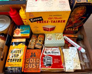 Vintage Advertising Tins and Containers