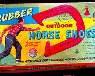 Rubber Horse Shoes Game
