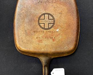 Griswold Wagner Ware Square Cast Iron Skillet