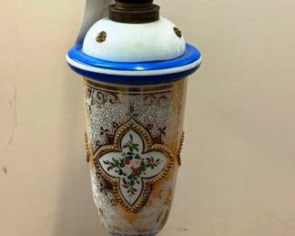 Hand Painted Porcelain Lamp