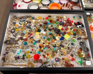 Beads, Earrings, Brooches Costume Jewelry