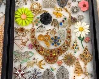 Brooches, Pins and Costume Jewelry