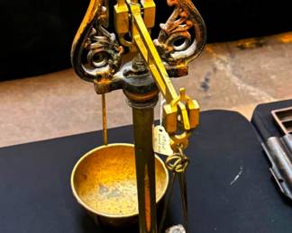 19th Century English Brass Scale