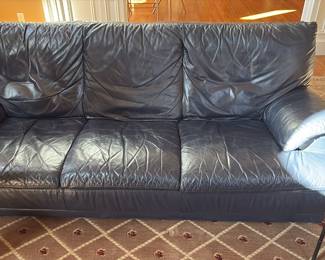 leather sofa 78 inches