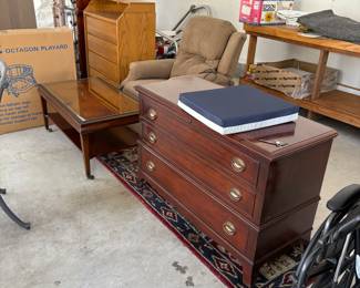 hope chest/dresser/some small tools/snowblower