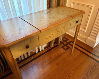 vanity with bench painted