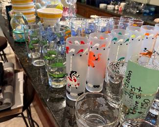 vintage glassware