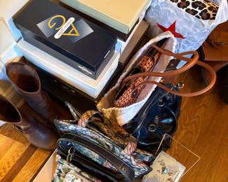 shoes NIB and purses