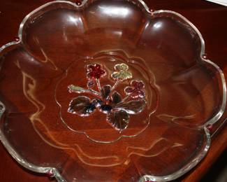 Quad color bowl/platter 