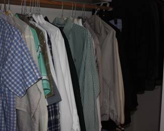 Men's shirts & suits size lg