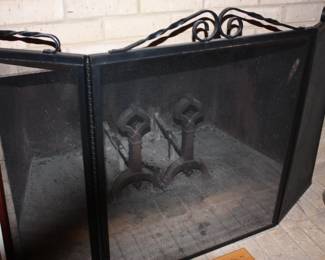 Fire place screen