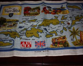 Virgin isle large place mat/hanging