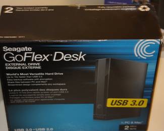 Seagate Go Flex Desk  USB 3.0  Mac/Pc