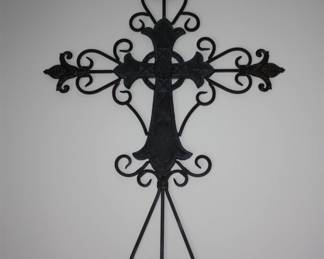 1 of 3 crosses metal wall art
