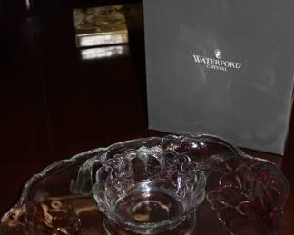 Waterford holiday tray in original box