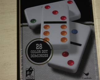 Unopened set of dominos 
