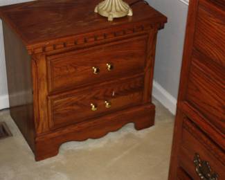 3 piece matching set (will sell separately) 1 of 2 matching might stands w/ 2 drawers