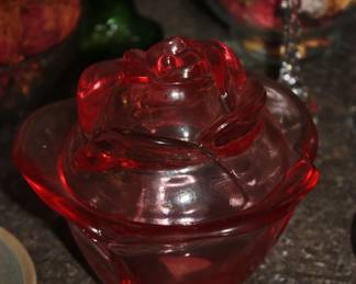Rose covered dish