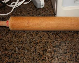Vintage wood rolling pin