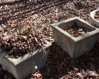 Concrete planters