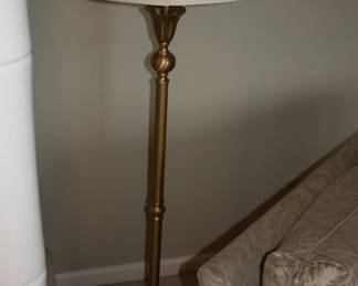 Gold 5' floor lamp