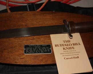 Buffalo Bill knife mounted
