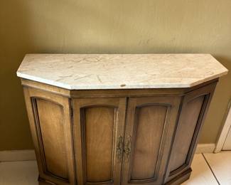 large marble top table
