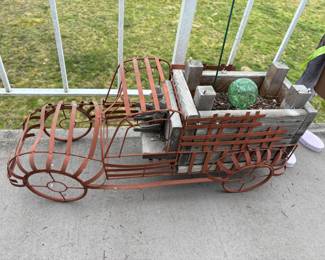 Rustic Truck Yard Art Planter