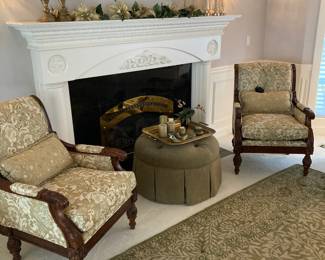 Pair of Bassett Armchair with Golden Floral Design
India House Collection 100% Wool Pile Rug - 8' x 10'6"