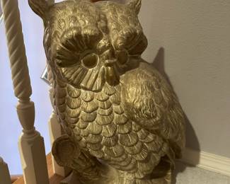 Ceramic Owl Statue
