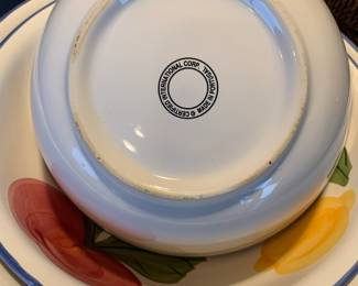 Certified International 3 Piece Nesting Bowls with Fruit Design