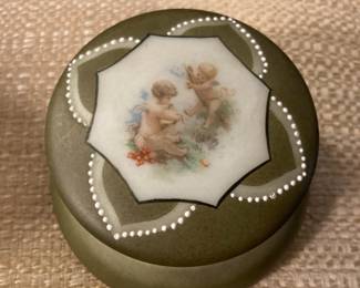 Akara C.F. Monroe Vanity Box with Cherub Design