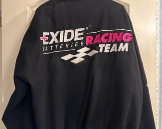 Circa 1990's Exide Batteries Nascar Racing Jacket