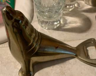 Brass Seal Bottle Opener