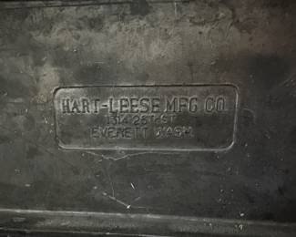Hart-Leese Mfg Metal 4-Tube Coin Changer/Dispenser