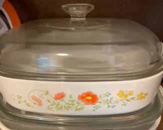 Corning Ware "Wildflower" Casserole Dish