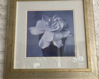 Framed & Matted Floral Still Life Print