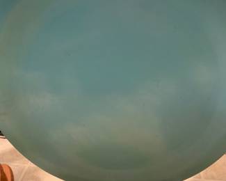 Ceramic Turquoise Charger Plate