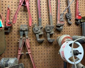 HK Porter Bolt Cutters, Pipe Wrenches
