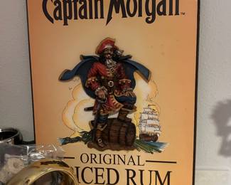 Captain Morgan Rum Advertising Plaque Bar Sign – 18" x 14"