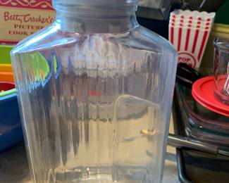 Anchor Hocking Refrigerator Clear Glass Pitcher