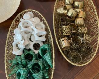 Assortment of Napkin Rings