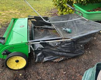 John Deere Tow Behind Lawn Sweeper