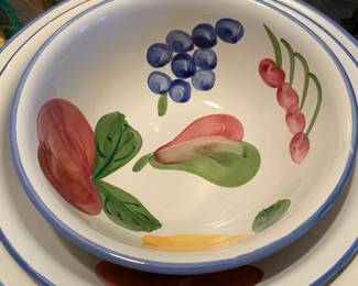 Certified International 3 Piece Nesting Bowls with Fruit Design