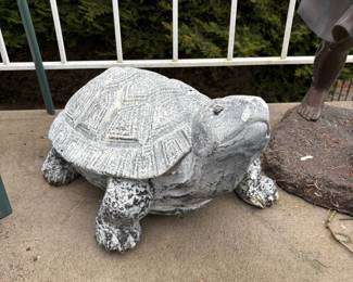 Concrete Turtle Statue