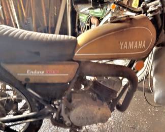 1974 Yamaha Enduro 100 Motorcycle